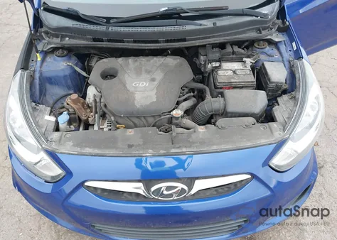 2013 Hyundai Accent Gls z USA, uszkodzony, nr VIN KMHCT4AE6DU487804